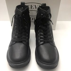 STEVE MADDEN COMBAT BOOTS